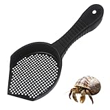 Tsangbaby Hermit Crab Sand Scoop Shovel for Pooper Scooper Plastic Reptile Sand Substrate Scoop Away for Small Pets Enclosure Cleaning