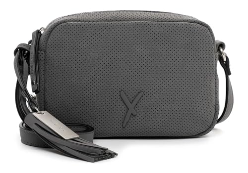 Bolso bandolera gris de Suri Frey con cremallera ideal para tu estilo de vida activo y urbano
