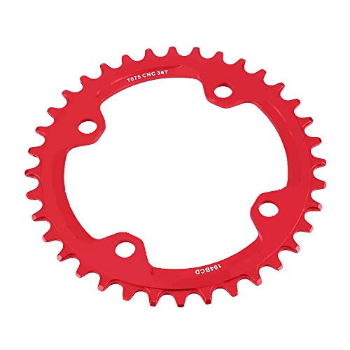 Narrow Wide Chainring, Bike Single Chainring, 36T Bcd 104 Carbon Steel Bicycle Narrow Wide Chainring For Bcd 104Mm 9 Speed Bike E-Bike Fat Bike Mountain Bike Bicycle #TOP5