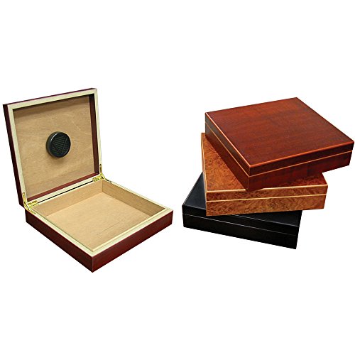 Prestige Import Group Chateau Small Cigar Humidor With Humidifier - Capacity: 20 Cigars - Color: Cherry #TOP2