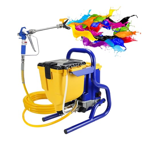 TBANVOO Pistola de Pintura sin Aire para Pintura de Casas, 2900PSI con Palo de Extensión y Accesorios, Ligera para Proyectos de Bricolaje