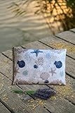 Natura - Kräuterkissen 50x34 cm mit Dinkelspelz & 10 Kräutern für ruhigen Schlaf | Bio-Baumwolle...