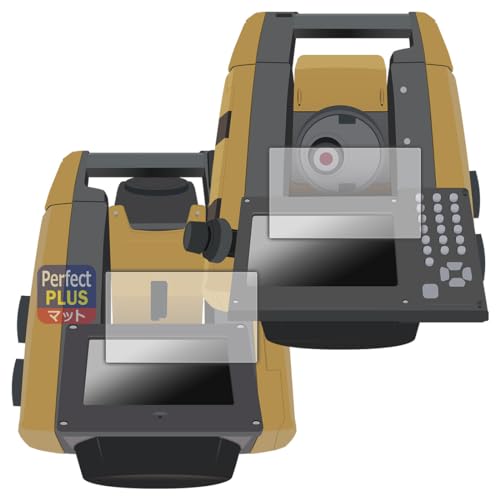 PDA�H�[ TOPCON �g�[�^���X�e�[�V���� GT-1001/GT-1003/GT-1005/GT-503/GT-505 �Ή� PerfectShield Plus �ی� �t�B���� [2��ʃZ�b�g] ���˒ጸ �h�w�� ���{��