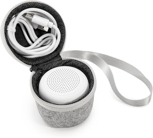 Image of Babelio Portable White Noise Machine + Travel Case in Grey, for Adults Kids Baby