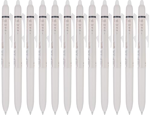Bolígrafos Pilot FriXion Waai Gel Borrables Punta Extra Fina 0.5 mm Negro 12 Unidades miniatura 1