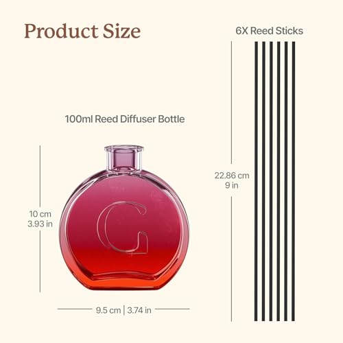 Image of Soothe Aromatherapy Reed Diffuser Set (Pack of 2) | 200 ml with 12 Fiber Reed Sticks | Long-Lasting Home Fragrance (Up to 60 Days) | Air Freshener for Home, Bedroom & Office
