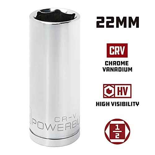 640837 1/2"Dr. 22Mm Deep Socket #TOP1