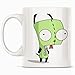 Invader Zim Doggo Tasse drôle, tasse à café blanche