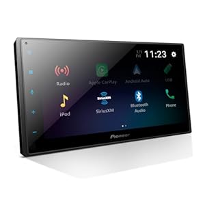 Pioneer DMH-1800NEX 6.8″ Double-Din Digital Multimedia Receiver – Built in Bluetooth, Wired Apple CarPlay and Android Auto, Touchscreen, Rear Camera Input