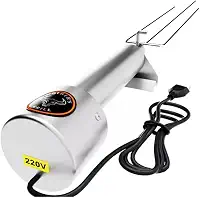Giratório Elétrico Linha Churrasco Linha Eco Cabo em alumínio Para Assar Frangos, Carnes e Legumes de Forma Uniforme(220v)