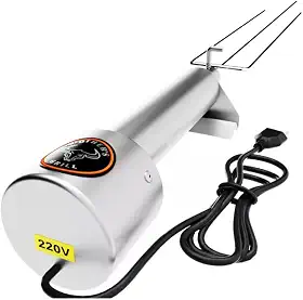 Giratório Elétrico Linha Churrasco Linha Eco Cabo em alumínio Para Assar Frangos, Carnes e Legumes de Forma Uniforme(220v)