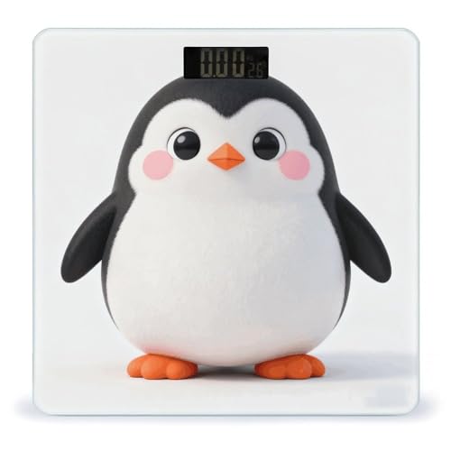 Báscula digital Cute Penguin para uso doméstico