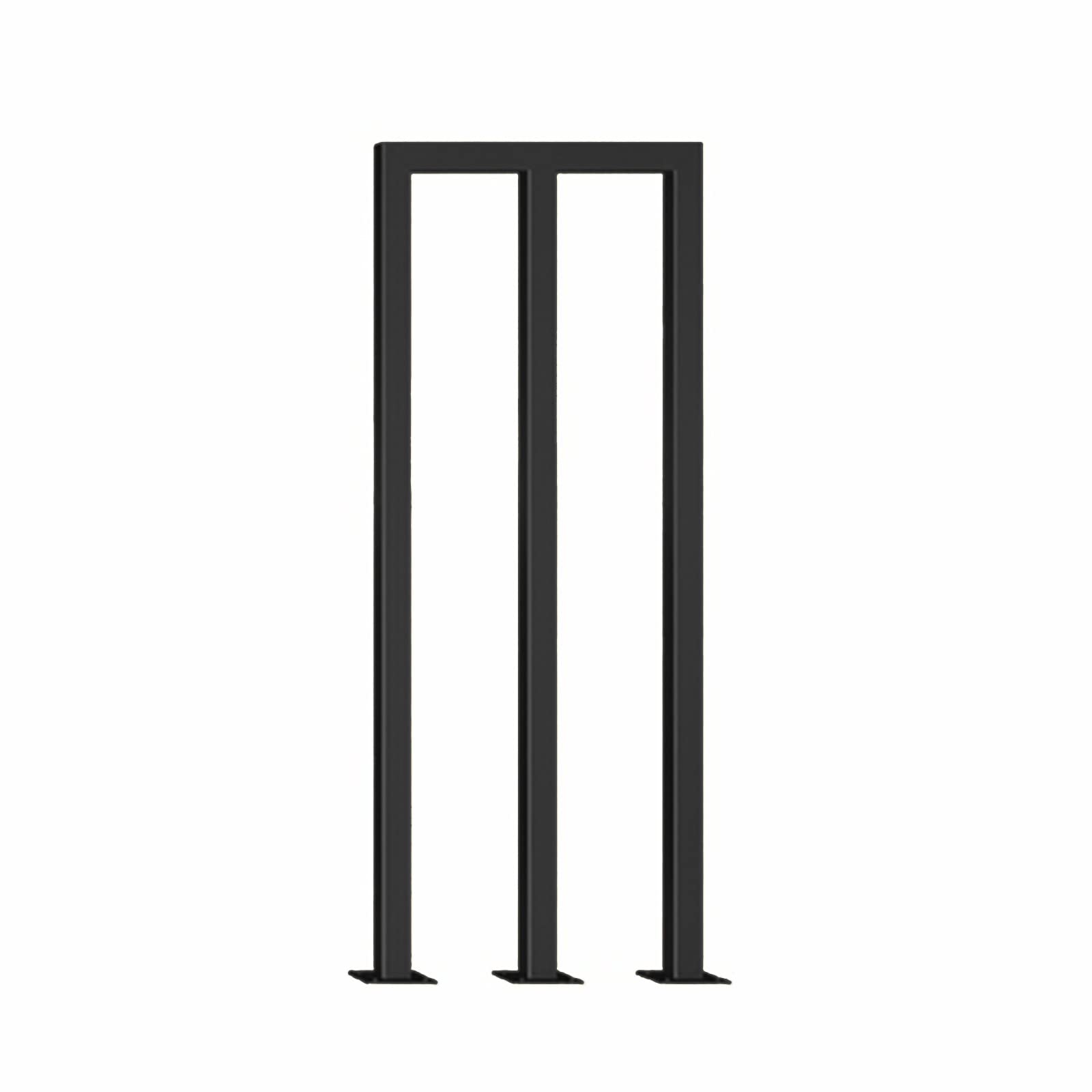 Industrial Black Loft zestaw łóżek z szynami bezpieczeństwa dla dzieci i dorosłych - trwałe schody wewnętrzne dla dzieci i seniorów - nowoczesny stylowy design