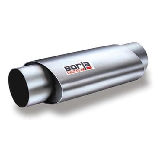 Borla 40085 XR-1 Sportsman Racing Muffler Type: Round Inlet Diameter: 3''