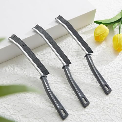 Koxuky BR003 Hard Bristle Crevice Cleaning Brush, Small Cleaning Brushes, Grout Cleaner Brush, Toilet Brush, Scrub Brush For Shower Tile thumb #5