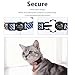 Jxiwfvl 3 Pack Classic Stripes Cat Collars, Cute Breakaway Cat Collar Adjustable 7.8-11.8 in, Neckties Kitten Collars with Safety Buckle and Pendant for Wedding Formal Party Pet Supplies