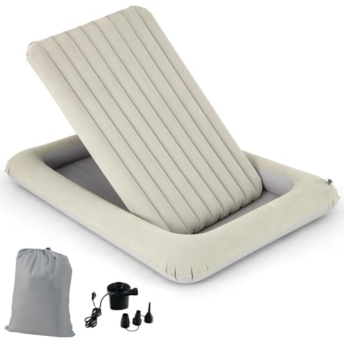 GIANTEX Kinderbett aufblasbar, Kinder Reisebett 2 in 1 mit Matratze,...