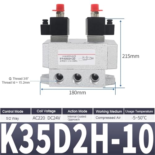Électrovanne K25DH-20 à commutation rapide et structure coulissante stable - 3