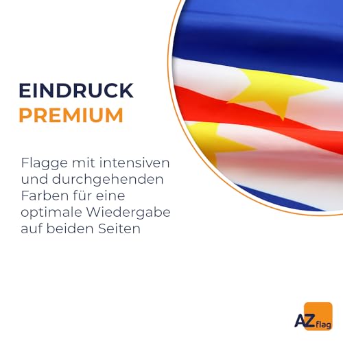AZ FLAG - Flagge Kap Verde - 150x90 cm - Republik Cabo Verde Fahne 90 x 150 Cm Feiner Polyester - Flaggen