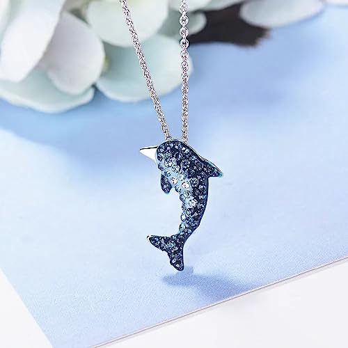 Colliers de Pendentif Bleu pour Femmes Bijoux de création fine - 2