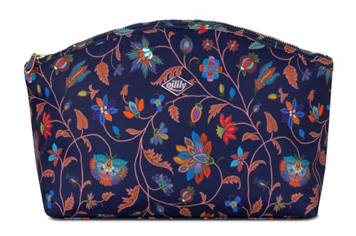 Trousse de Toilette Oilily Cilou Sac de Voyage Maquillage Organisateur Bleu