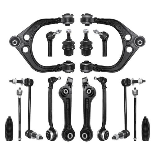 HAWK BROTHER Front Control Arm Lower Ball Joint Sway Bar Tie Rod End Assembly Compatible with 2011-2014 Chrysler 300 RWD Dodge Charger & Challenger 15-19 Charger ChallengerV8)-16pcs Suspension Kit