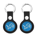 NFL Detroit Lions Keychain Apple AIR TAG Holder 2-Pack for Dogs & Cats, Case for Apple Airtag Tracker, GPS Dog...