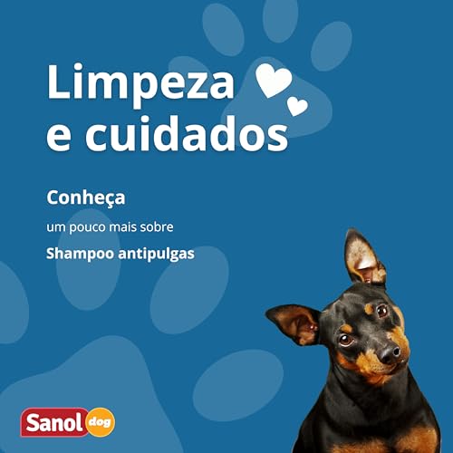 Sanol Dog Eliminador De Odores Para Cães E Gatos Concentrado 1 Litro Azul
