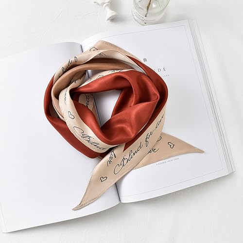2pcs Satin Silk Angular scarf For Handbags Head Handle Ribbon Hair Fashion Skinny Scarves For Women Gift3