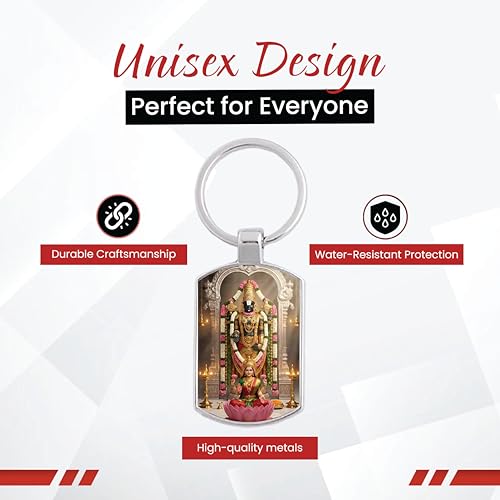 Image of Stylish Metal Keychains with Permanent Glossy Print - Inspirational Quotes & Spiritual Designs - Perfect Key chains for loved ones, Personal Use, Gifts & Return Gifts