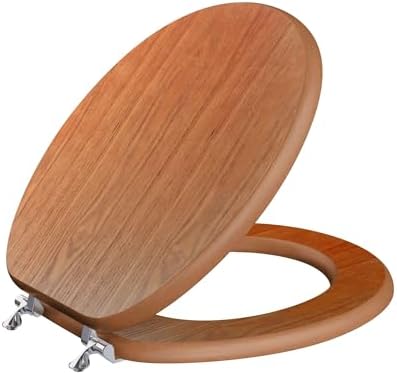 Jones Stephens C3B2R118CH DECORATIVE WOOD TOILET SEAT I - Dark Brown Oak
