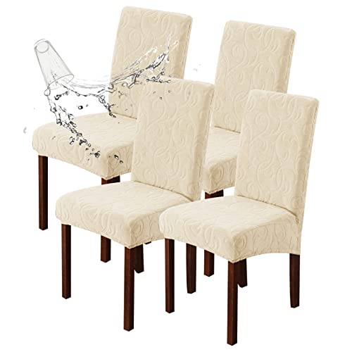 Waterproof Dining Room Chair Covers, Stretch Parsons Chair Slipcovers