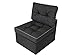Coussin de Jardin, pour Chaise, Fauteuil rotin, Fauteuil Jardin, Coussin Fauteuil rotin, Coussin Fauteuil Jardin - Taille M, 50 x 50 x 40 cm – Noir