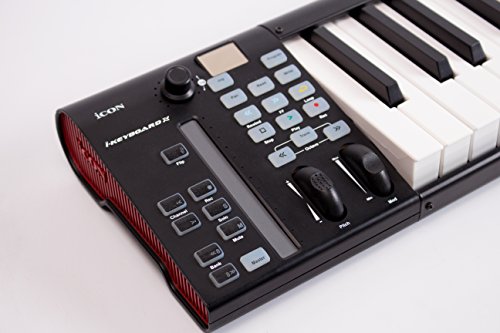 Icon Pro Audio Icon ICOK-IKEYBOARD3X IKeyboard3x 25 key piano keyboards with a single channel DAW controller in a rugged metal enclosure, Note