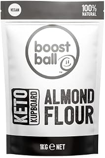 Boostballs Keto Kupboard, Almond Flour, Vegan, All Natural Almond Flour, 1kg