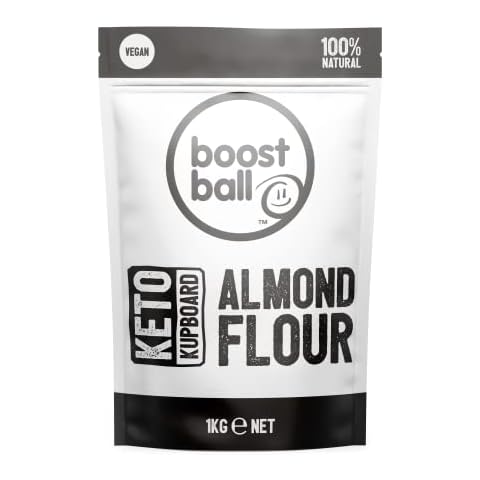 Boostballs Keto Kupboard, Almond Flour, Vegan, All Natural Almond Flour, 1kg Cover