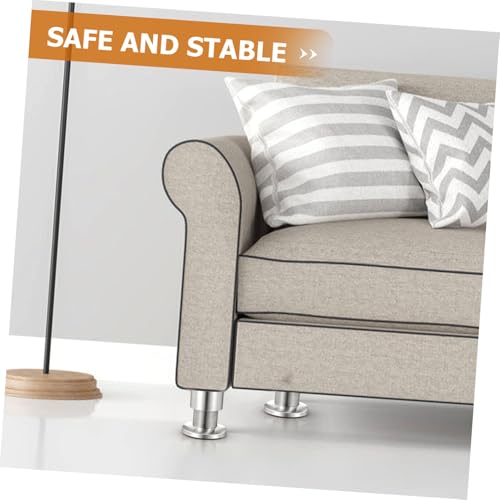 Patas de muebles ajustables para facilitar la limpieza bajo el sofá 3