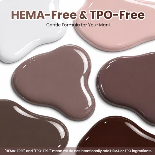 Image of Beetles Neutral Gel Polish Set, 6 Neutral Brown Colors Gel