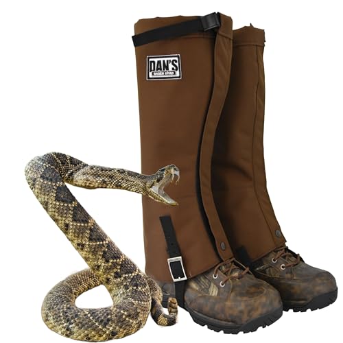 High-Performance Snake Protector, Briarproof, Waterproof, Gaiters Nylon, USA-Made, rugged protection...