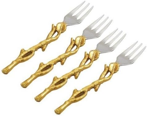 5.25 in. Golden Vine Forks- Set of 4