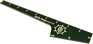 LITKO 9-inch Battle Gauge Tool | Compatible with Age of Sigmar 3rd Edition (Translucent Green)