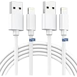 iPhone 充電ケーブル 純正 1m 2本セット【2025新版 mfi認証品】 ipad 充電コード ライトニングケーブル アイフォン じゅうでん 超高耐久 lightning アイホン データ輸送 断線防止 iPhone14/13/12 Pro Max/11/X/8/iPad/AirPods/MacBookなど各種対応 (ホワイト)