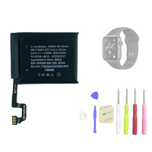 Batterie A2059 pour Series 4 44mm avec kit outils de remplacement complet