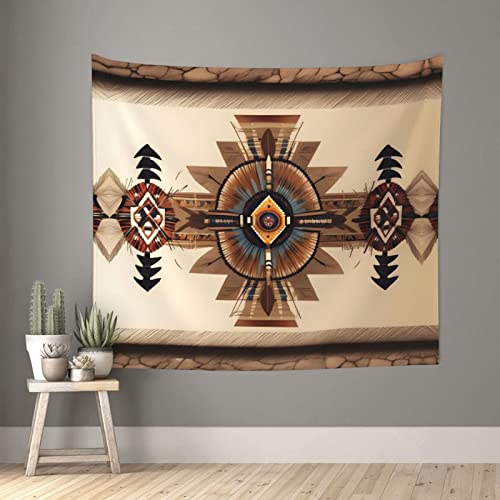vacsAX Tapisserie murale amérindienne à suspendre - Décoration d'intérieur - 152,4 x 129,5 cm -...