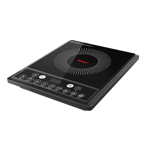 Image of Tefal EXPRESS IH Induction Cooktop | 1600W Fast Heating Power | Auto Pan Detection with 4KV Surge Protection | Sleek Polished Ceramic Glass