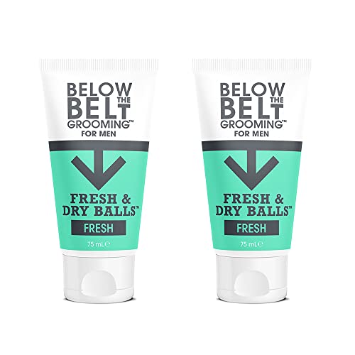 Below The Belt Fresh & Dry Balls Anti Chafe Deodorant Gel Fresh 2 x 75ml