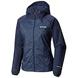 Chaqueta deportiva de mujer con capucha y de tejido resistente al agua para día y noche, senderismo, trail running y otras actividades al aire libre, Ajuste activo