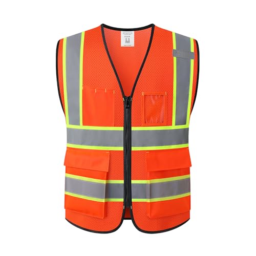 Image of Safety Vest for Men Women Reflective Construction Vest