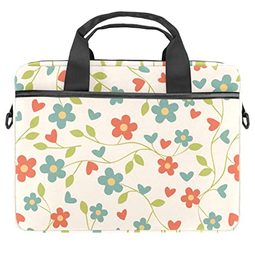 Sac ordinateur portable floral pour femme active | Protection élégante 13 à 14,5 pouces