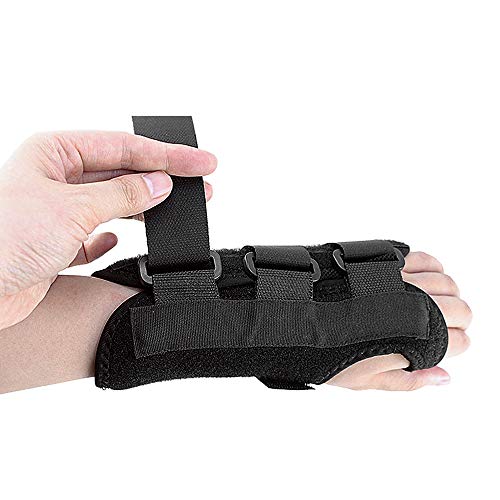 Pulseira,KKcare Suporte de pulso Braçadeira estabilizador de pulso com tala removível Protetor de pu
